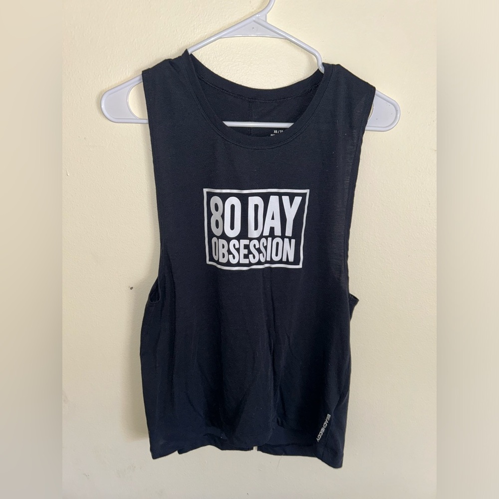 Black 80 Day Obsession Sleeveless Tank Top